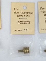 NOS Lot of 7 Button Type Brass Cleaning Tips For The Durango Gun Rod Jag Swab