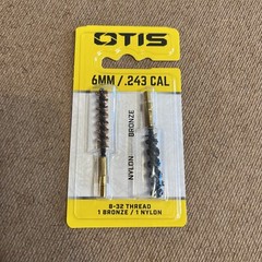 Otis FG325NB Bore Brush Set 6mm/250/243/257 Cal 8-32″ Thread 2-Pack