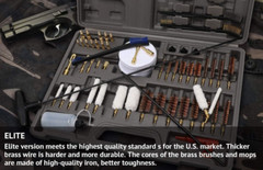GLORYFIRE Elite Cleaning Kit–Universal 66pcs Set w Brass Brushes