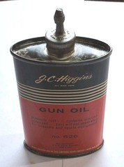 Vintage JC Higgins Gun Cleaning Kit with Handy Oiler Hunting & Gun Collectible
