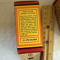 HOPPE’S GUN CLEANING PATCHES No.2 CALIBER .22 – .270 VINTAGE ORIGINAL USA Full