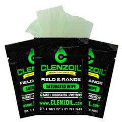 Field & Range Single-Use Saturated Gun Oil Wipe Packets | Individual CLP Wipe…