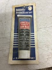 Birchwood Casey Perma Blue Paste Gun Blue-Restore/Touch Up-2 oz Tube Vtg