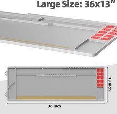 Durable Oil-Resistant Gun Cleaning Mat – 36″x13″ Non-Slip for Rifles & Pistols