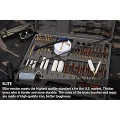 Gun Cleaning Kit Handgun Shotgun Pistol Universal Cleaning Kit with Brushes Jags