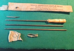 Vtg Marbles Jointed Rifle Rod Cleaning Kit No. 9728-.28 Caliber, And Up 36″