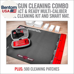 Handgun Cleaning Kit | Includes Gun Cleaning Mat 19X16 with Magnetic Parts Tray