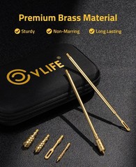 Gun Cleaning Kit Universal 9mm/22/45/38/40 Rifle Pistol Shotgun Handgun w/ Case
