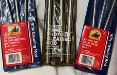 LOT OF 3 Outers Rifle & Shotgun Cleaning Rods NEW 41600, 41605 & 41700