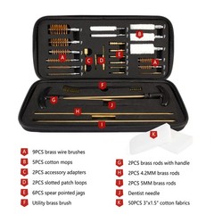 Cleaning Kit Universal, Cleaning Kit with Solid Brass Rod, Brush, Mops, Jags …