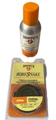Hoppes Boresnake Cleaning Kit With Gun+Medic Cleaner Lube 9mm .357 .38