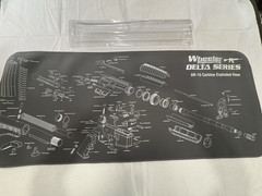 WHEELER DELTA SERIES GUN MAINTENANCE MAT 156824 Exploded View Rubber Back NEW