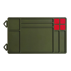 Gun Cleaning Mat, Anti-Slip Rubberized Maintenance Mat 42cm*24cm