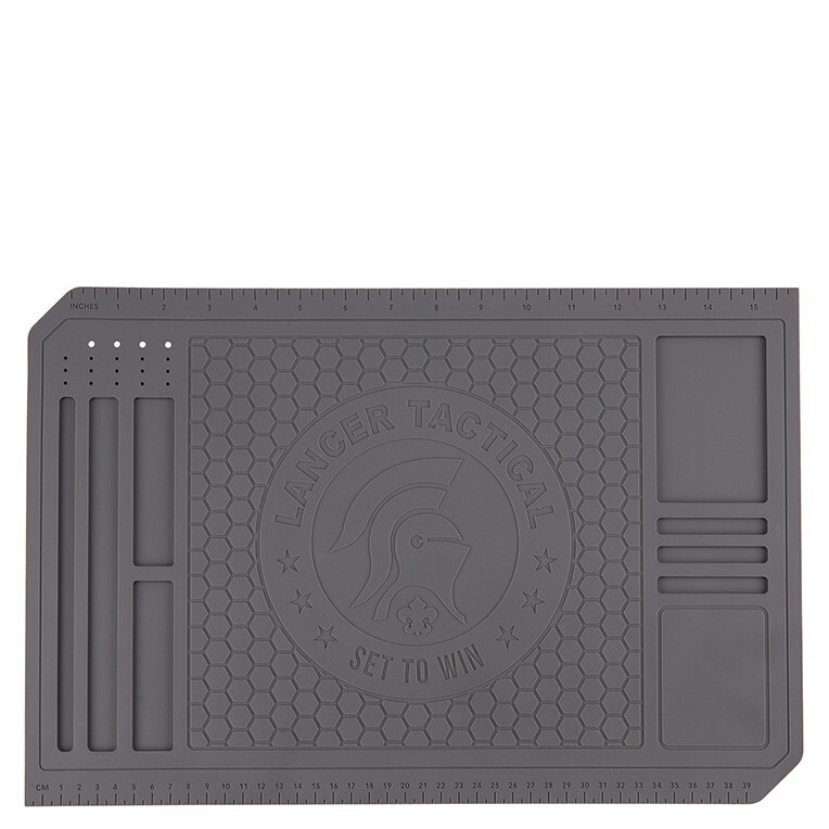 Lancer Tactical Big Logo Repair Gun Mat Silicone Heat-Resistant 17×11.5