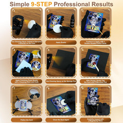 17-in-1 Card Cleaning Kit, Card Care Polishing Restoration with Plastic Case