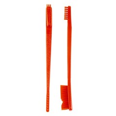 KleenBore UT221RED20PK Double End Brush Utility Brush Red Nylon 20 Pack