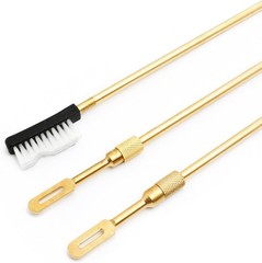 Shotgun Cleaning Kit for 12, 20, 410 Gauge Bronze Brushes, Brass Adaptor, Cotton