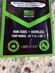 Multi-Purpose CLP Quick Wipes, 5 In. X 6 In., 10-Pack