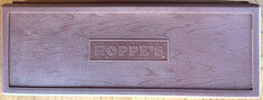 Vintage Hoppe’s Gun Cleaning Kit Plastic Case 3-Pc Rod Solvent Oil Patches Guide