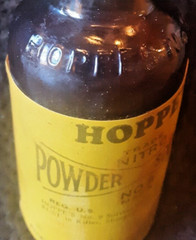 VINTAGE Hoppe’s Nitro Powder Solvent #9 Original (Empty) Bottle and Packaging