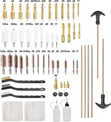 Professional Gun Cleaning Kit with 9 Mops & 3 Utility Brushes for Accurate Care