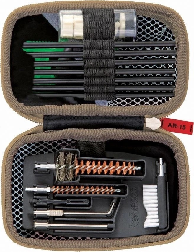 Real Avid Gun Boss .223 Cleaning Kit With Zippered Case Of Ballistic – AVGCKAR15