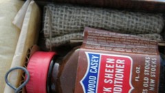 Vintage Birchwood Casey Stock Finish Kit Walnut & Perma Blue Gun Blue Kit