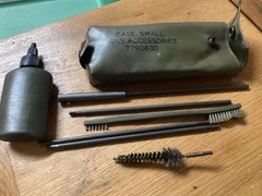 AR15 Gun Cleaning Kit with 7790630 case and grease brushes folding sectional rod