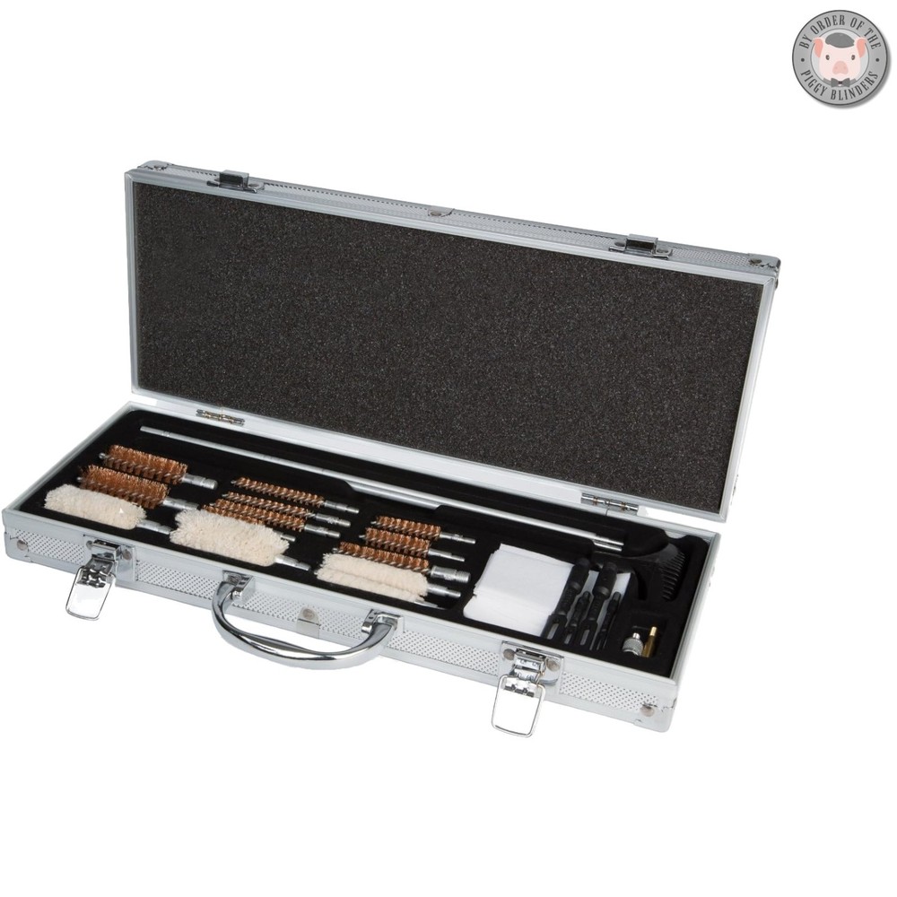 Versatile Gun Cleaning Kit with 3-Piece Rods & Bronzed Brushes – Quality