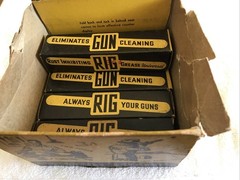 1949 RIG, RUST INHIBITING GREASE, 7 OINTMENT TUBES IN ORIGINAL DISPLAY BOX