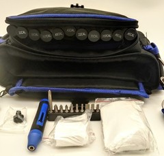 DAC Gunmaster Pistol Range Bag w/ 22-Piece Universal Cleaning Kit + Driver Set