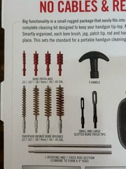 Real Avid Gun Boss Handgun Cleaning Kit .22-.45 Cal With Case