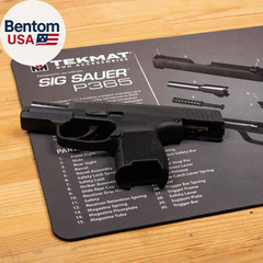 Cleaning Mat for Use with Sig Sauer P365, Black (TEK-17-SIGP365)