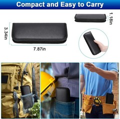 Compact 9-Piece Gun Cleaning Kit: Versatile Brushes & Picks Organized