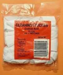 Southern Bloomer #102 Cotton Gun Bore Cleaning Patches 22 CAL, 200+ Count, USA