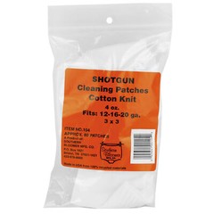 Southern Bloomer Cotton 3×3″ Cleaning Patches Ribbed f/All Gauges Shot-gun 85/P
