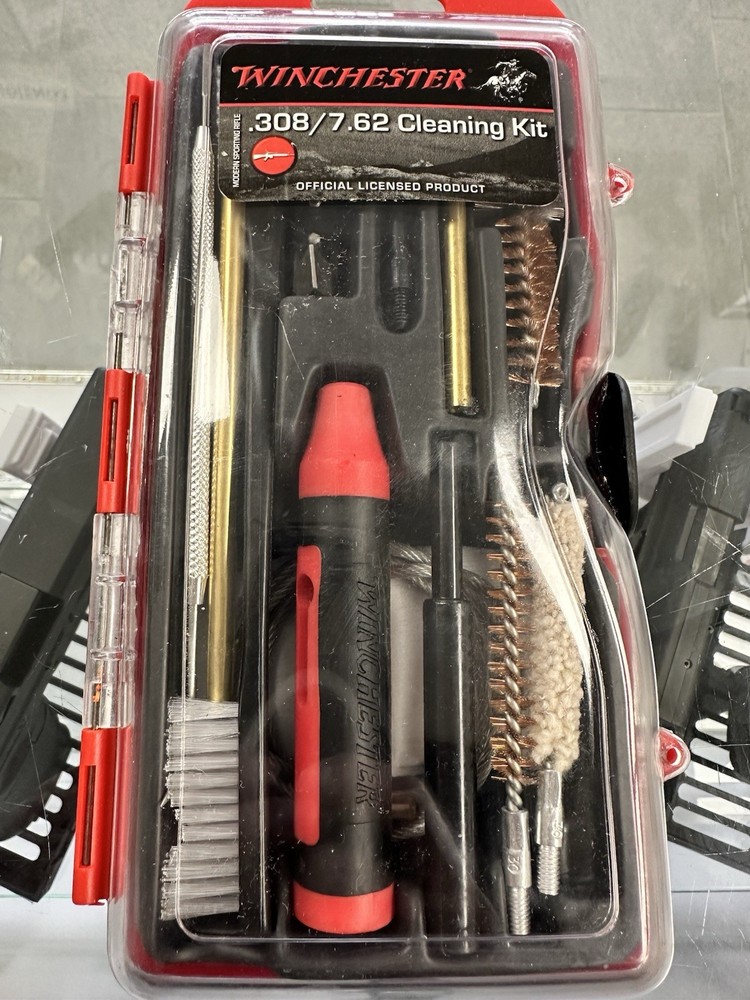WINCHESTER MINI-PULL MODERN GUN CLEANING KIT – 17 PIECE – 308 /7.62