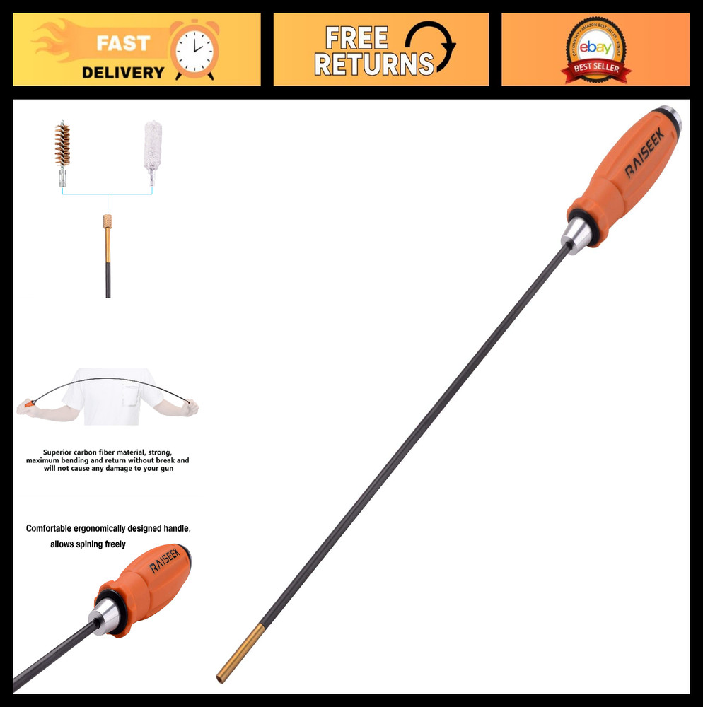 Carbon Fiber Gun Cleaning Rod 36″ – Pistol & Rifle Caliber Options, Durable & Li