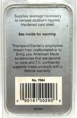 NEW Thompson Center Arms NIPPLE WRENCH #7064 Fits MUSKET Cap and #11 Nipple