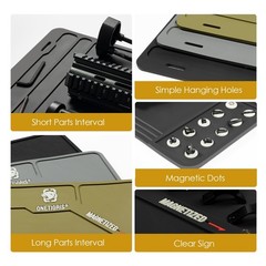 Gun Cleaning Mat for Rifle & Pistol – Non-Slip, Oil Resistant, Magnetic Dots