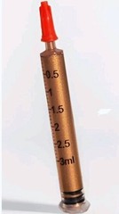 COPPER COLORED Factory Grease Fits GLOCK Large Orange Cap Applicator 3ml