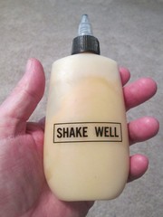 VTG Vietnam Era LSA Weapon Oil Lubricant 4 fl oz Clear Bottle RARE 1967 original