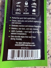Multi-Purpose CLP Quick Wipes, 5 In. X 6 In., 10-Pack