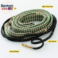 New Bore Cleaner .30 Cal .308 30-06 .300 .303 & 7.62Mm Gun Barrel Cleaning Rope