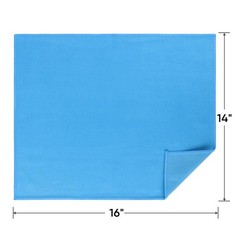 Homexcel Microfiber Glass Cleaning Cloths 6 Pk Lint Streak Reusable Microfiber