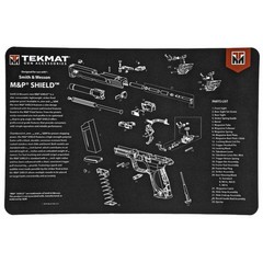 TekMat TEKR17SWMPSHIELD M&P Shield Cleaning Mat Black/Gray Rubber 11″x17″ S&W M&