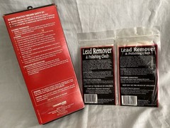 KleenBore H.gun Clean Kit Missing components/USED! 2 PCKS Lead Rmvr Polish Cloth