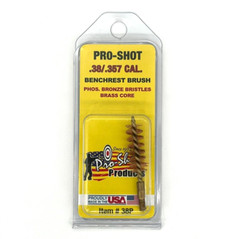 Pro-Shot Benchrest Brush & Spear Tip Jag Set For .38 / .357 Cal. Pistol
