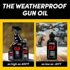 3-in-1 CLP Gun Oil, Lubricates & Preserves All Types of Firearms, Military-Grade