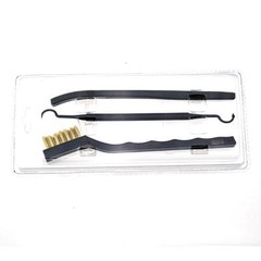 3pcs Gun Shotgun Rifle Cleaning Brass Brush Bristle Pick Set for Trigger Bolt